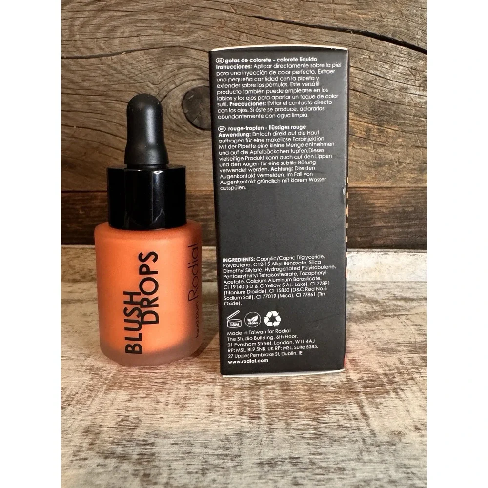 Rodial Blush Drops Liquid Blush Apricot Sorbet 15 mL —‎ New in Box - MSRP = $35